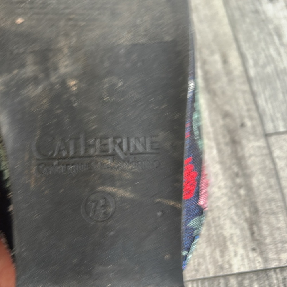 Floral Mule Loafer Catherine Malandrino Geisha Brocade Slip‎ on women’s size 7.5 - Picture 9 of 10